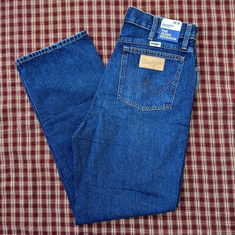 Wrangler Wild West 603 High Rise Straight Jeans